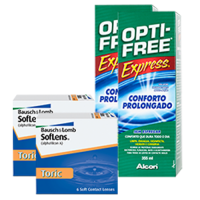 soflens toric x2 + opti free express 355ml x2l2